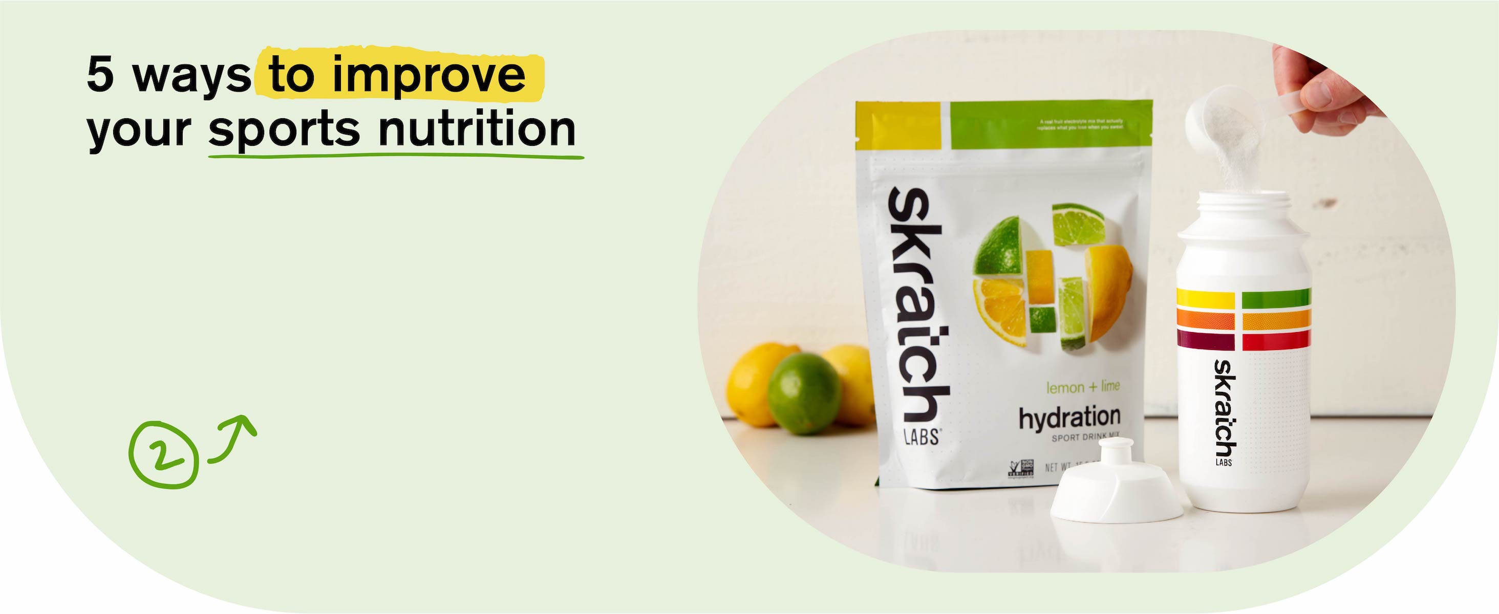 Skratch Labs Hydration Sports Drink Mix, Electrolytes, Lemon Lime, 20 Pack
