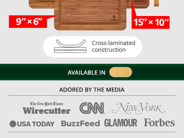 carbonized bamboo cutting boards