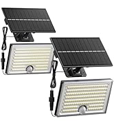ONLYWIN Mini Solar Light with Motion Sensor,170-LED Lensed Cool White Floodlight IP65 Waterproof,...