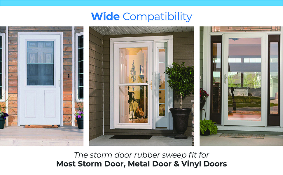 Shuisen Storm Door Sweep Replacement for Larson & Pella Doors, 36" Long