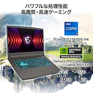 Amazon.co.jp: MSI ゲーミング ノートPC Thin 15 【Office搭載
