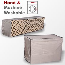 New Year Sale Yellow Weaves 100% Waterproof And Dust Proof Split Ac Cover 20 Yellow Weaves