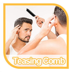 teasing bristle brush