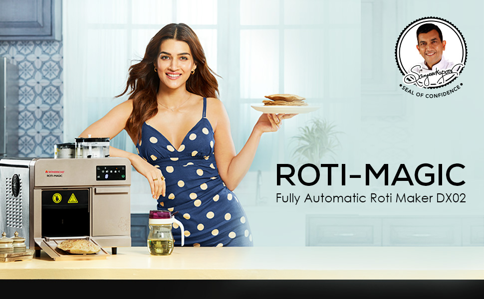 Buy Wonderchef RotiMagic, Fully Automatic Roti Maker, Hot Rotis From