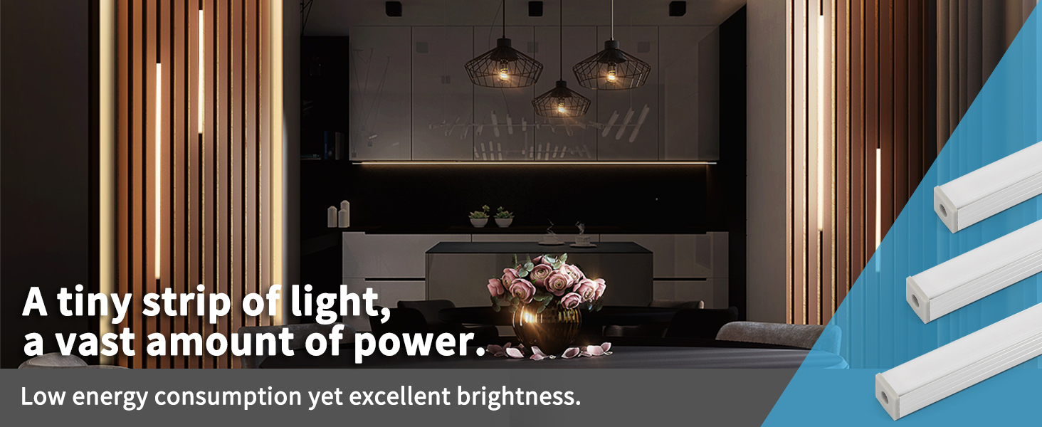Art3d LED Recessed Lighting Kit - 6pcs Self-adhesive White LED Light with Smart Switch