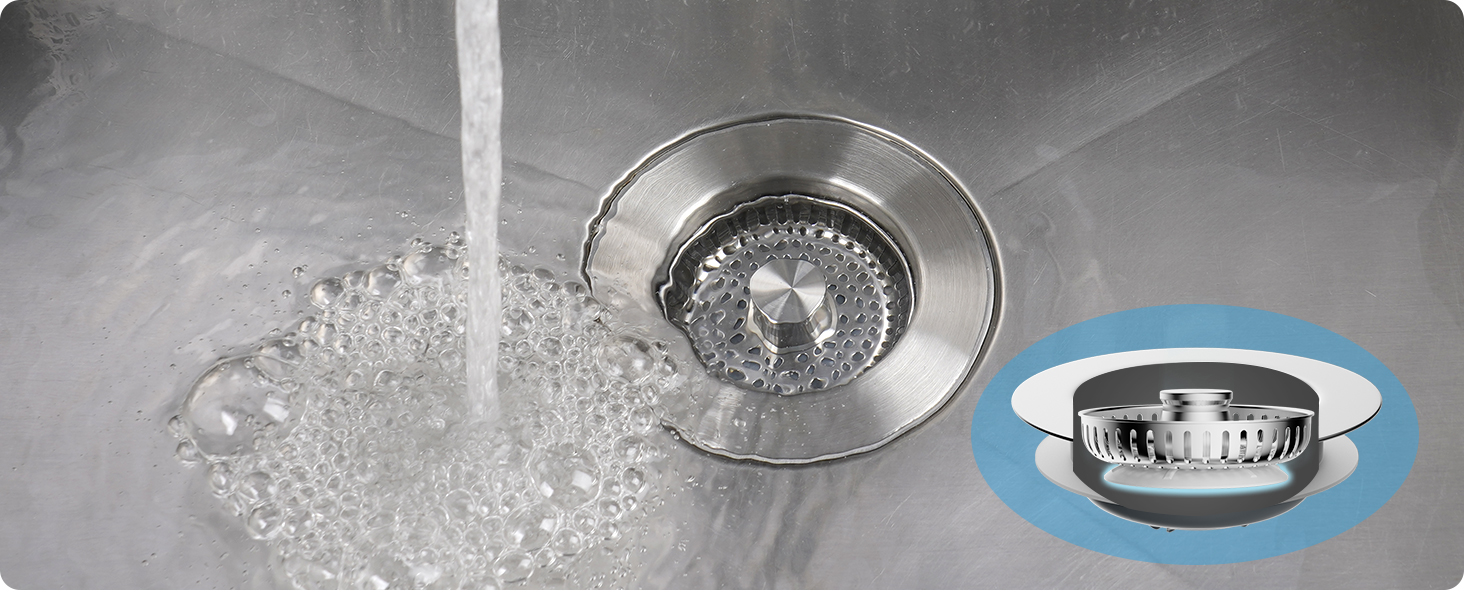 Kitchen sink drainer strainer