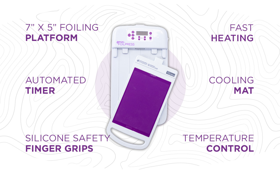 Gemini Foil Press Machine Hot Foiling Machine for Crafting Projects, with a Foilpress Platform