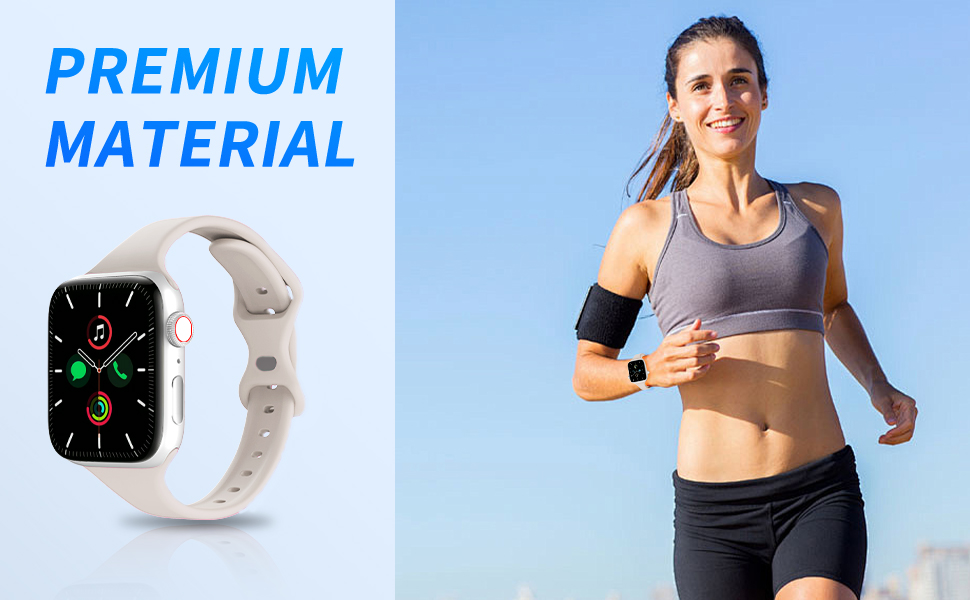 Thin watch band