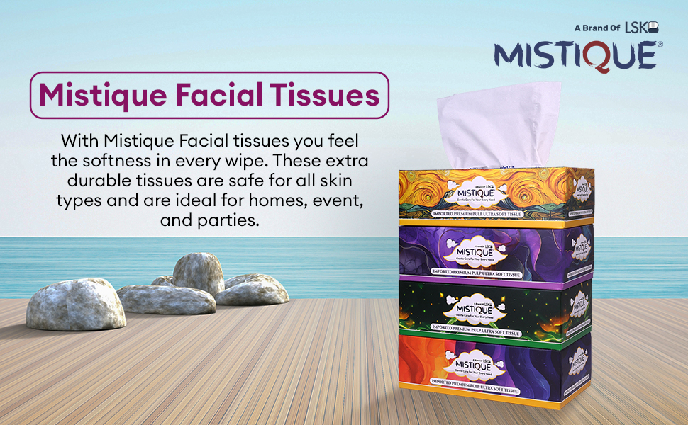 MISTIQUE Facial Tissue Paper Box