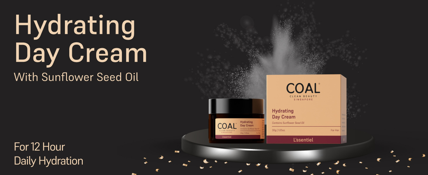 coal clean beauty, hydrating day cream, day cream, day cream with sunflower oil, winter day cream