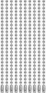 200 Pieces Ball Bead Chain 4 Inch