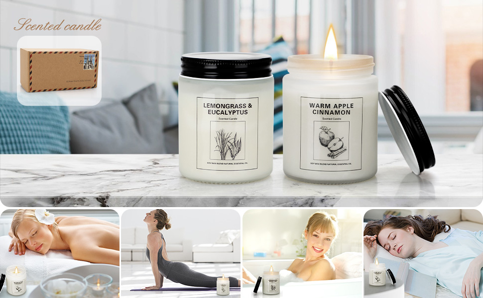 scented candles gift set