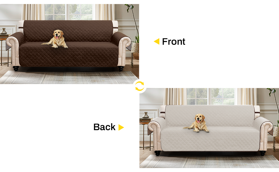 Pet couch covers for sofa boho 3d floral couch protector for dogs with