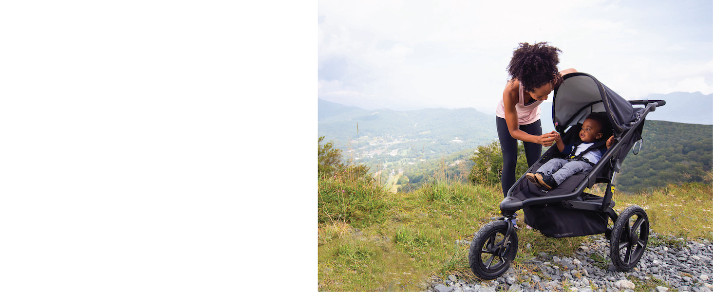 BOB Gear Alterrain Pro Jogging Stroller, Black Baby