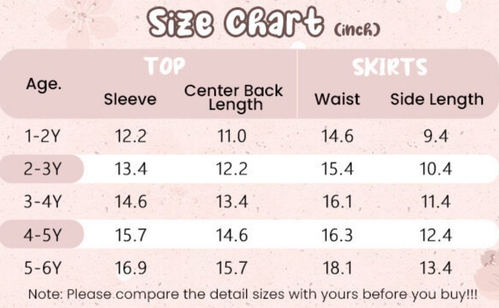 baby girl skirt outfits set