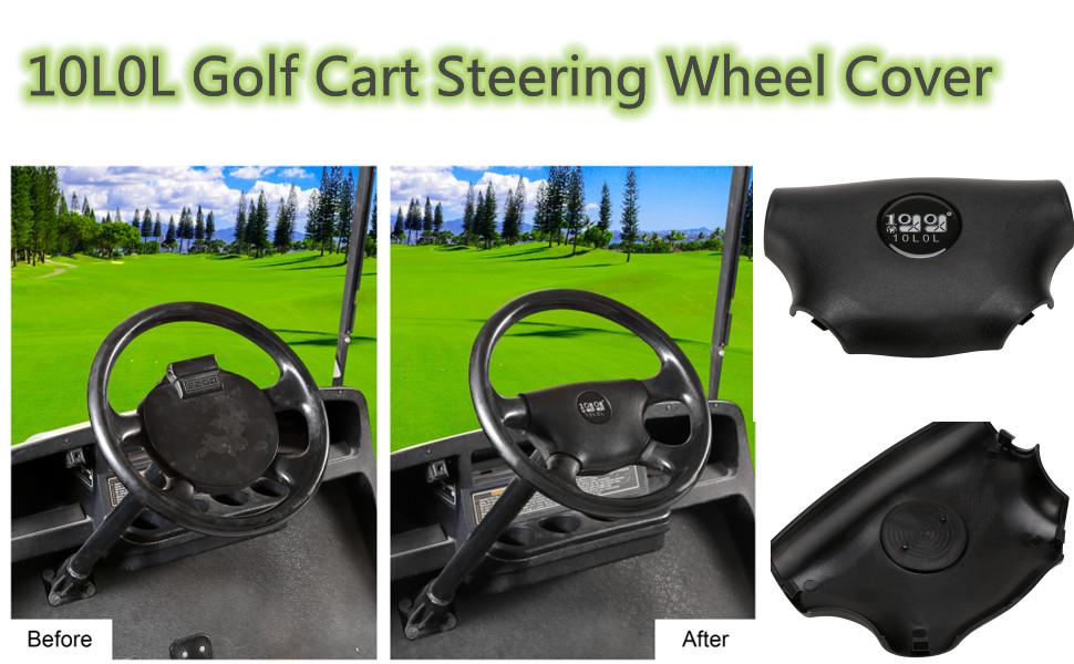 10L0L Golf Cart Steering Wheel Cover