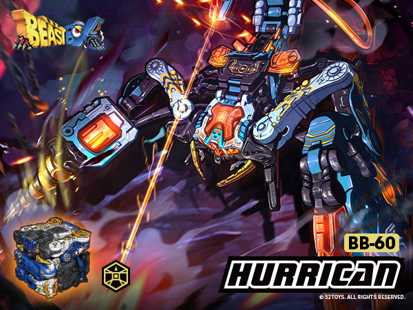Amazon.com: 52TOYS BEASTBOX BB-60 Hurrican Deformation Toys