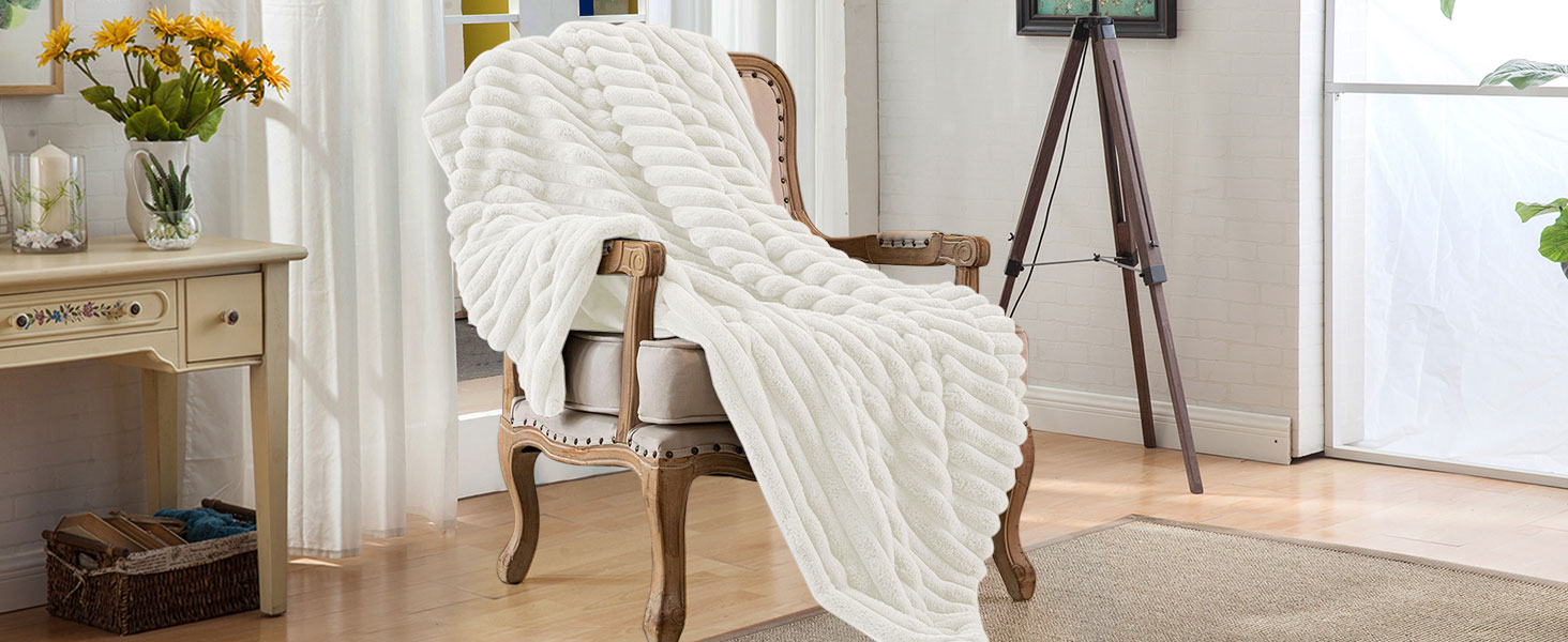 white throw