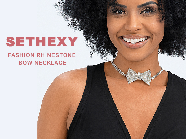 Amazon.com: Sethexy Sparkly Rhinestone Choker Glitter Bowtie Amazon.com: Sethexy Sparkly Rhinestone Choker Glitter Bowtie