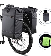 CHIMONA Fahrradtasche Doppeltasche, 30L Große Fahrradtasche für Gepäckträger, Wasserdicht Fahrrad...