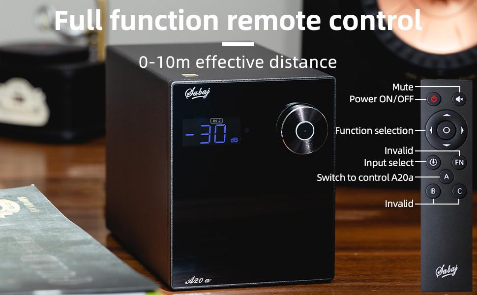 SABAJ A20a Balanced Stereo Power Amplifier Receiver 2 Infineon MA12070