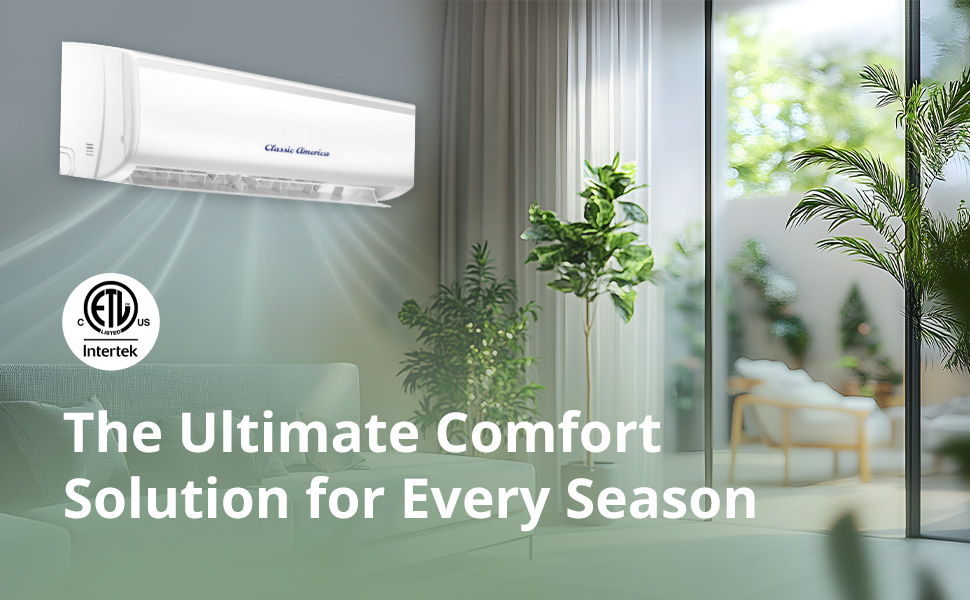 Perfect residential cooling with seasonal efficiency. Enjoy comfort and quiet in every room.