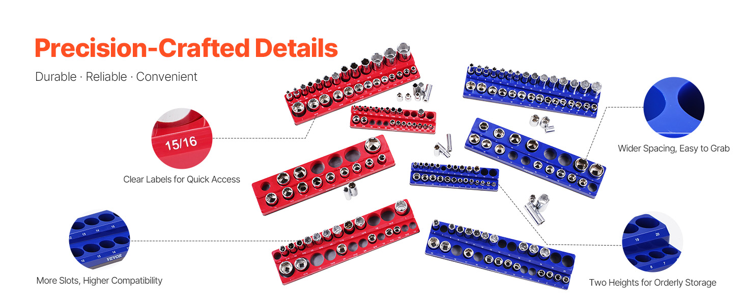 magnetic socket trays