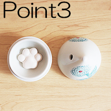 Amazon.co.jp: J-kitchens 勲山窯 肉球 型 アロマ プレート 5個