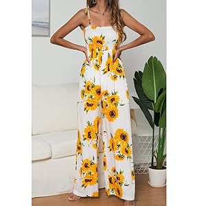Jumpsuit Damen Sommer Lang