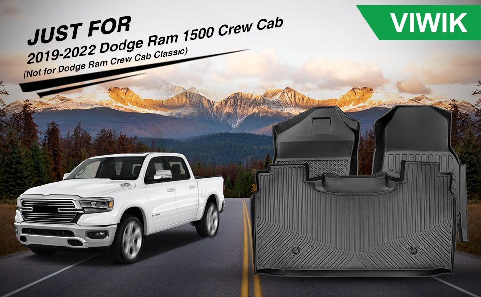 2019 2020 2021 2022 ram 1500 crew cab floor mats