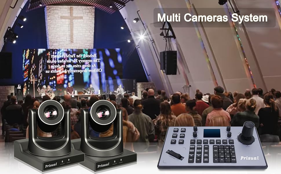 prisual ndi sdi best ptz camera 20x 30x church for live streaming tripod video camera optical zoom