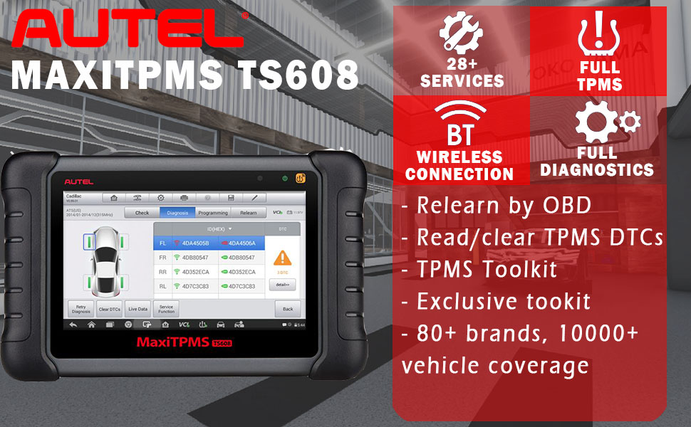 Autel Scanner MaxiTPMS TS608 Autel TPMS Tool 2023 Version