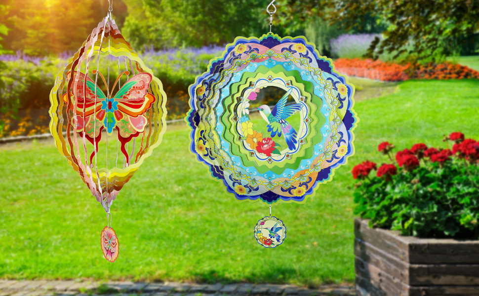 Butterfly Wind Spinners, Butterfly Gifts for Women Mom