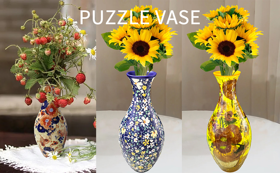 3d puzzle vase