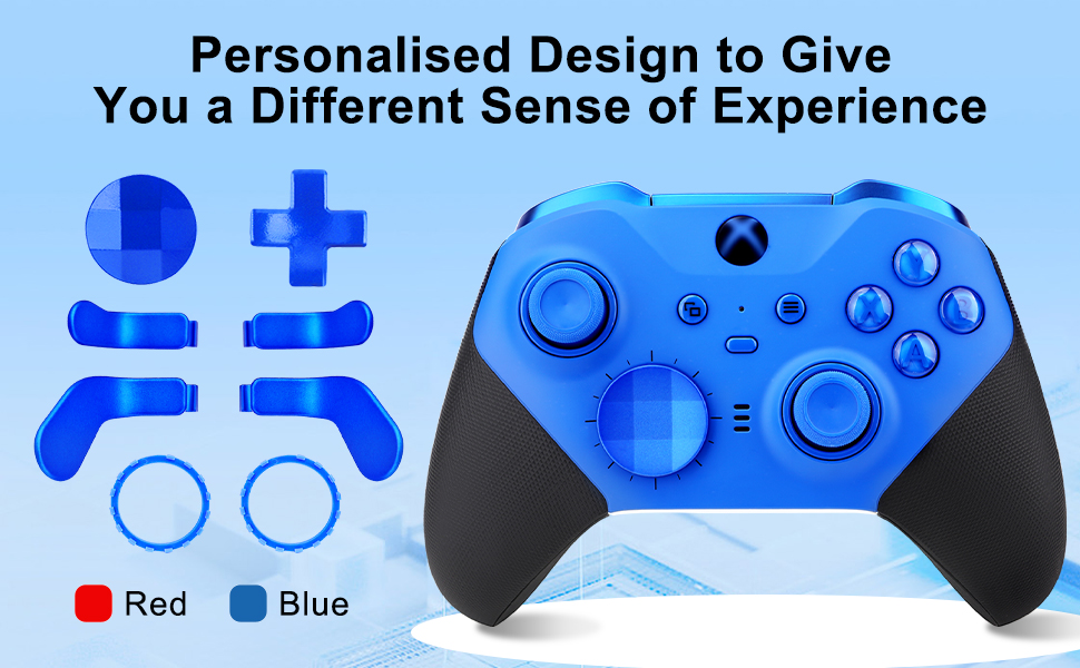 Replacement Thumbsticks for Xbox One Elite Series 2 Controller, Metal