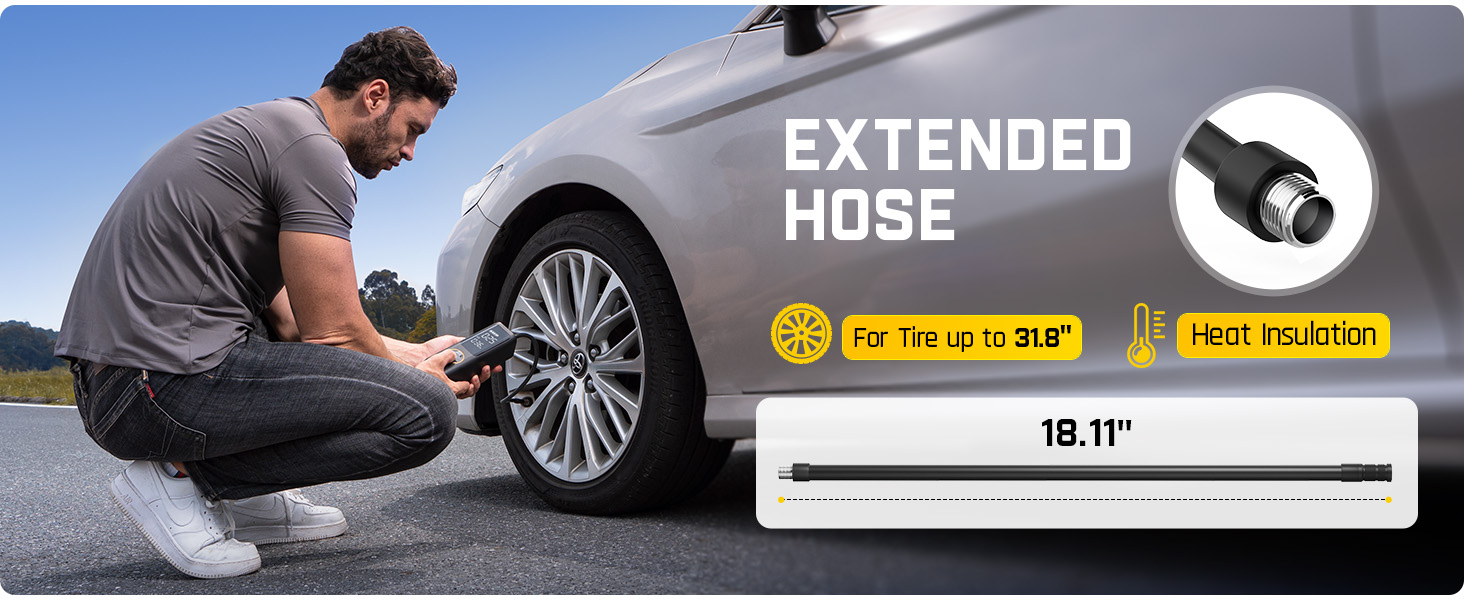 Fanttik X8 APEX Tire Inflator Portable Air Compressor, 2X Faster