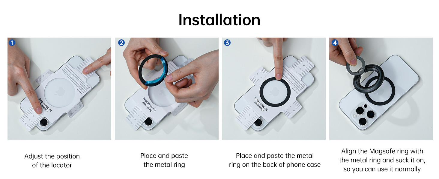 Magnetic Phone Ring Holder