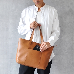 Amazon.co.jp: [J.S design] トートバッグ メンズ 大きめ 本革