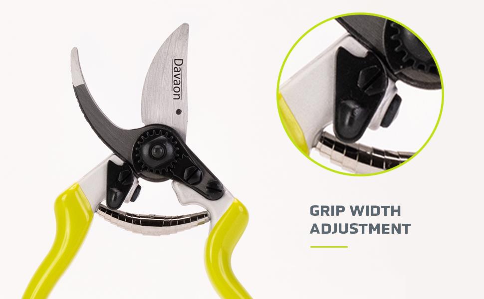Davaon Pro Classic Pruning Shears Garden Pruners with