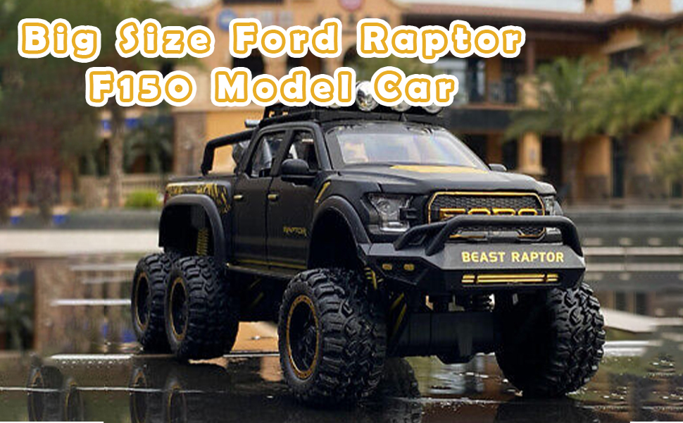 Big Size Ford Raptor F150 Model Car SPN-MX9E8