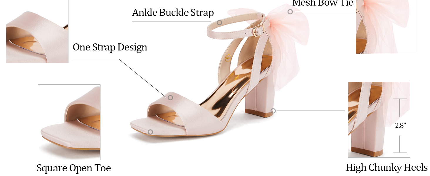 womens bow tie heels