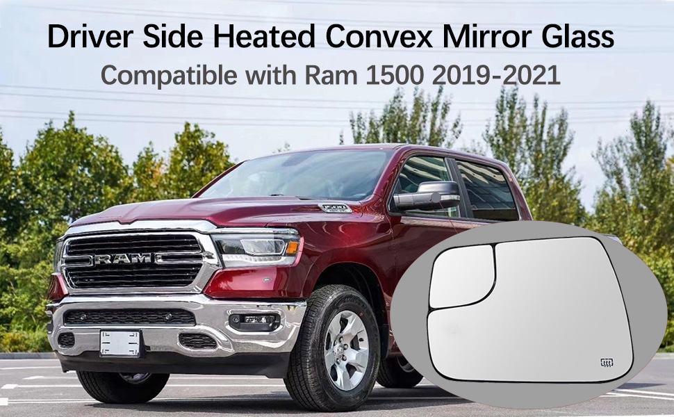 Ram 1500 Side Mirror Glass Replacement www.amazon.com
