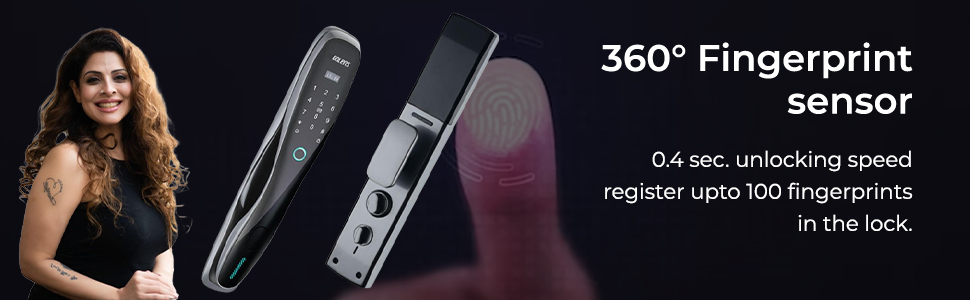SPN-JGSP Smart Door Lock, Digital Door Lock Fingerprint Lock