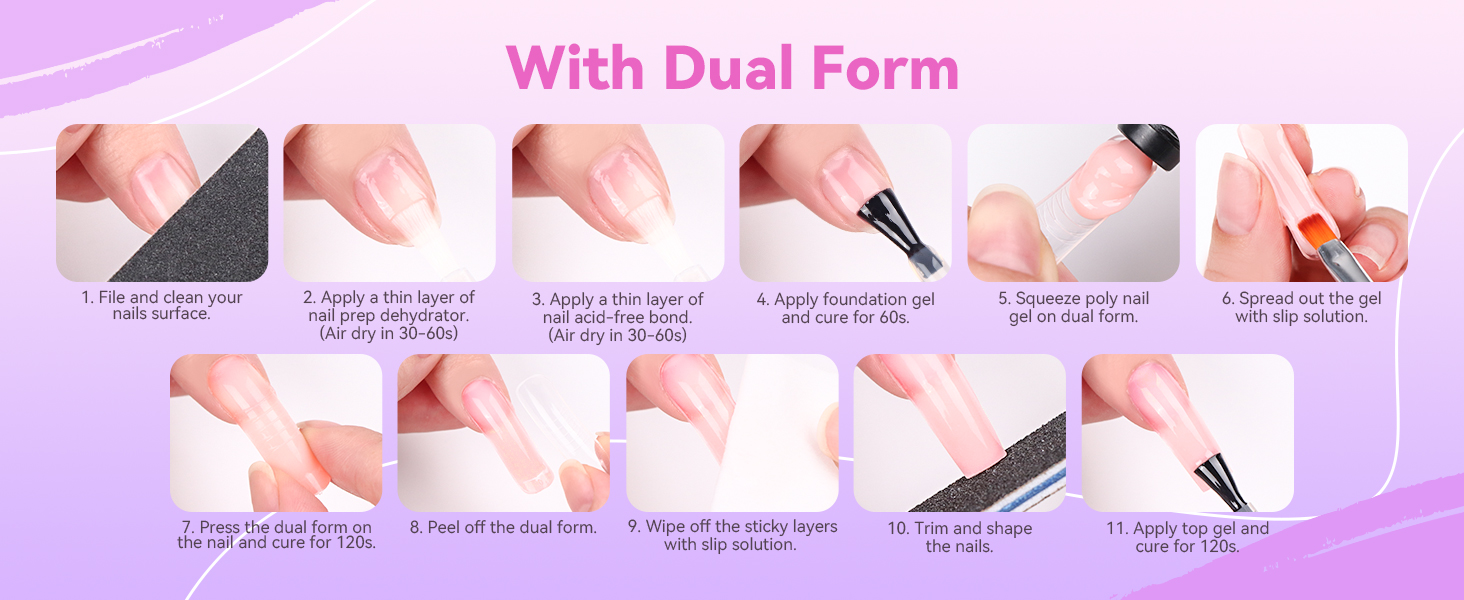 hot-pink polygel