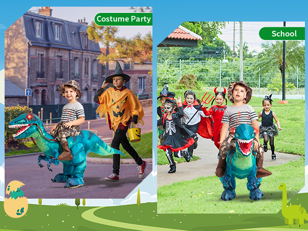 GOOSH Inflatable Dinosaur Costume