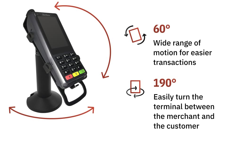 60 degree Tilt and 190 degree Swivel