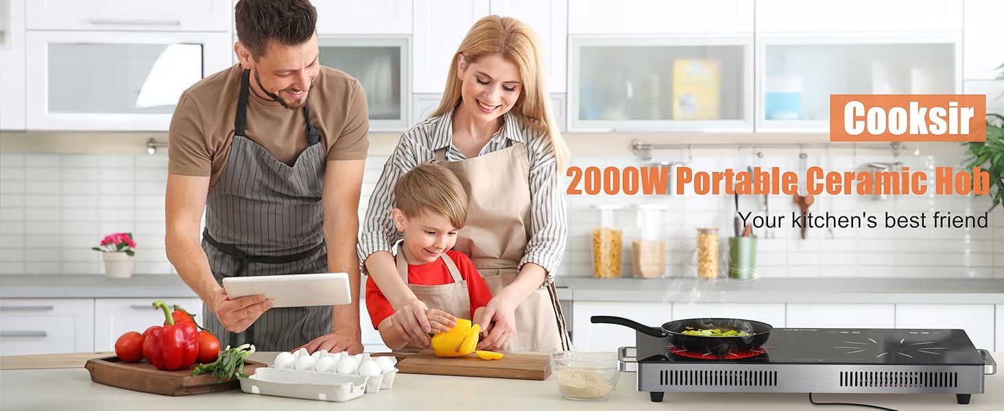 2 Burner Electric Cooktop