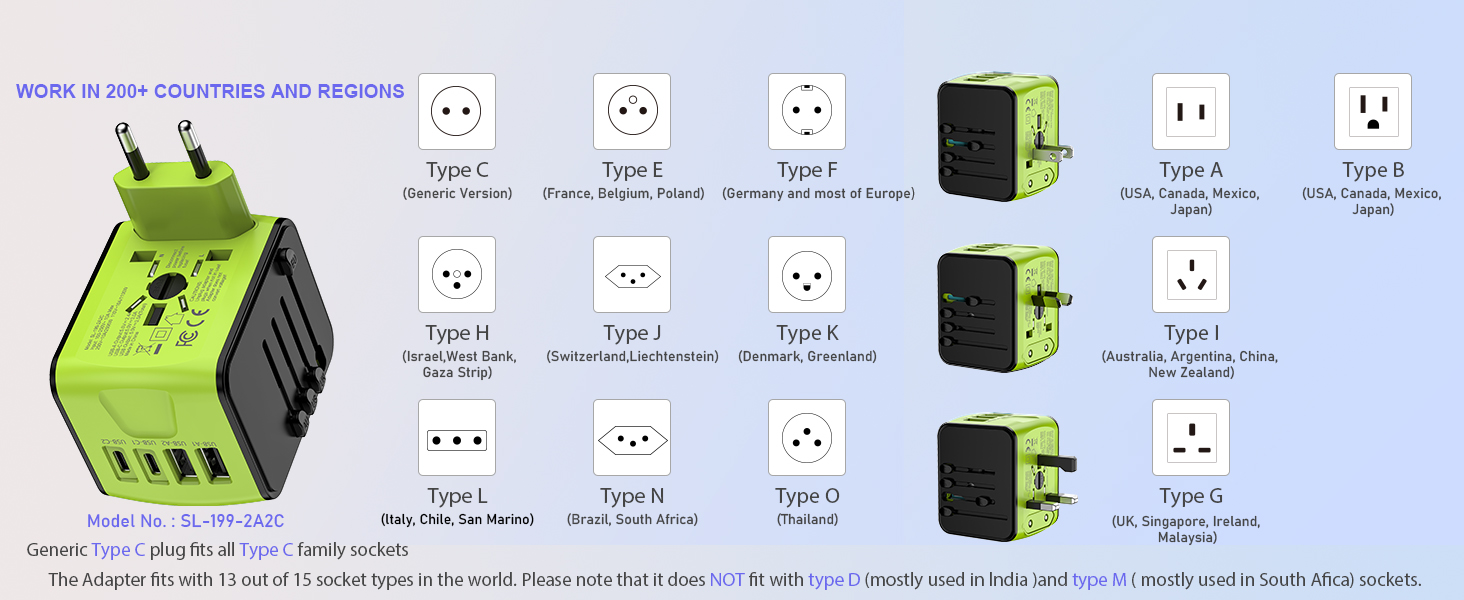 international travel adapter g