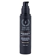 ZEUS Refined Beard Oil - Best Leave In Concentrated Moisturizing Softener & Conditioner for Facia...