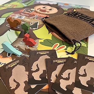 Quality, Wood Pieces, Cloth Bag, Kids Game, I caught bigfoot